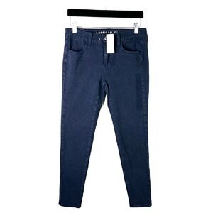 American Eagle 360 Next Level Stretch High Waisted Jeggings Blue Size 4 Short
